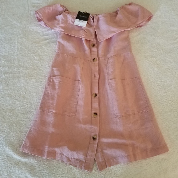 Topshop Dresses & Skirts - Topshop off the shoulder dress - Size US2